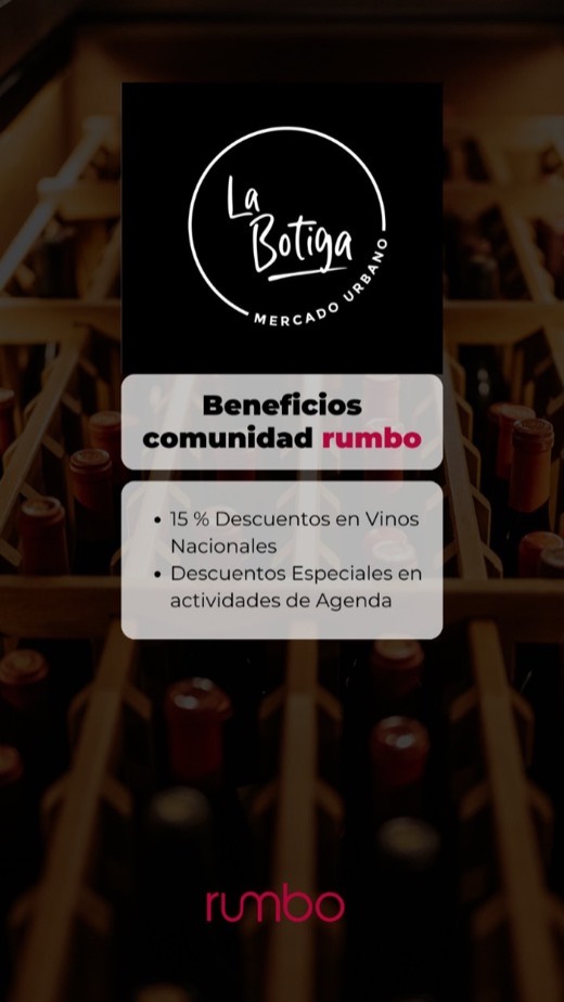 Beneficio Comunidad Rumbo en Botiga