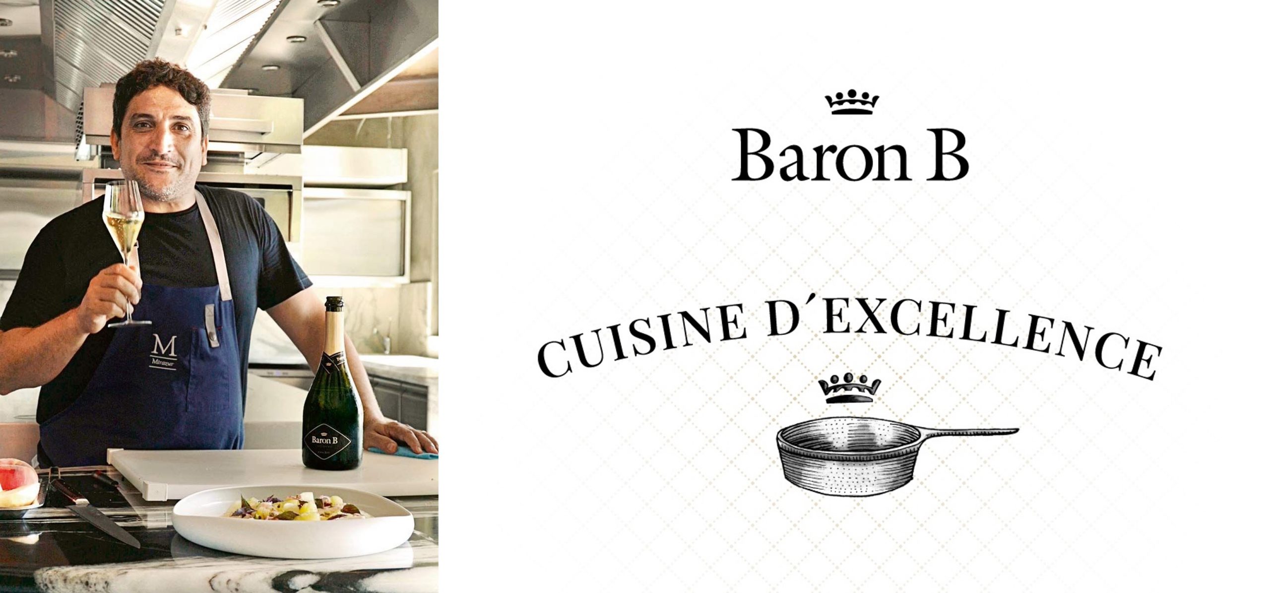 Mauro Colagreco presentó su plato para los ciclos de Baron B – Cuisine D´Excellence